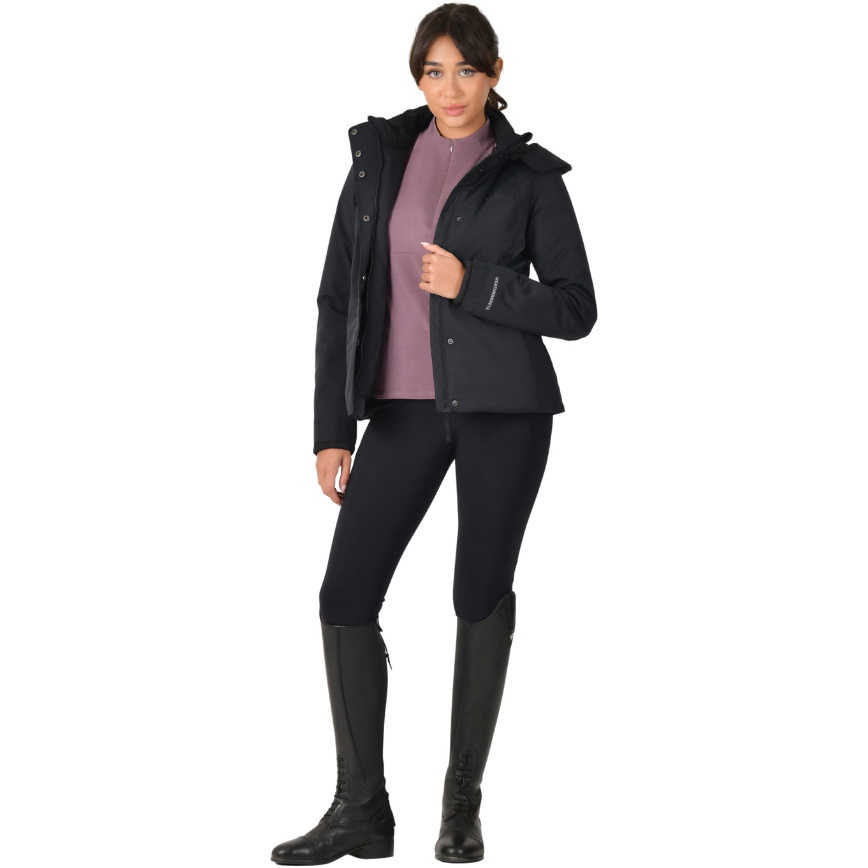 2025 Weatherbeeta Womens Protect Jacket With High Neck 1028838 - Black